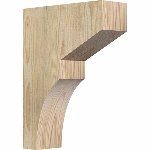 Ekena Millwork Monterey Rough Sawn Corbel, Douglas Fir, 4"W x 12"D x 16"H COR04X12X16MON00RDF - main